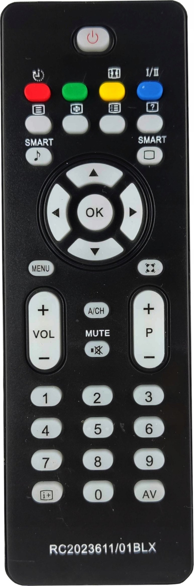 Telekomandë Philips RC2023611, për TV LCD, universale, e zezë