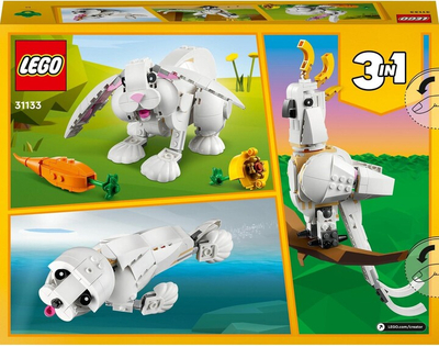 Set LEGO® Creator 31133 White Rabbit, 258 pjesë