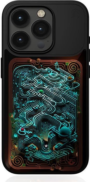 Заштитна маска STM Reveal Warm MagSafe за iPhone 15, проѕирен поликарбонат, компатибилна со MagSafe, црна
