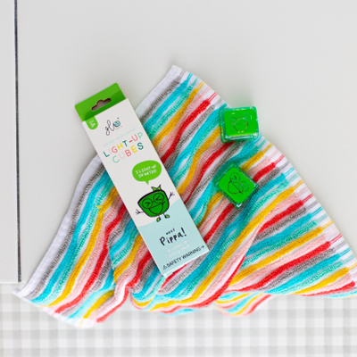 Светлечки коцки Glo Pals Light Up Cubes Pippa, сет 4 парчиња, повеќебојни
