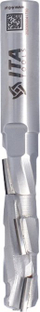 Freza spirale ITA Tools DTA Diamond, diametër 12mm, gjatësi prerjeje 45mm, ngjyrë argjendtë