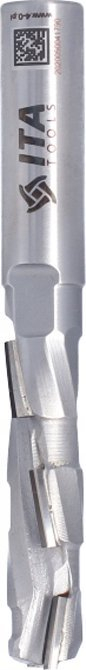 Freza spirale ITA Tools DTA Diamond, diametër 12mm, gjatësi prerjeje 45mm, ngjyrë argjendtë