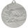 Medalje karate Tryumf MMC6650, çelik, ngjyrë argjendi