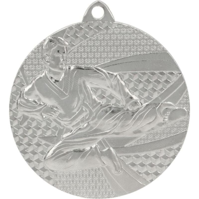 Medalje karate Tryumf MMC6650, çelik, ngjyrë argjendi