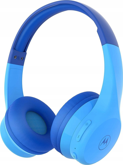Kufje wireless Motorola Moto JR300, Bluetooth, për fëmijë, blu
