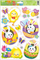 Sticker për dritare për Pashkë MFP 2221336, 30x42cm, shumëngjyrësh