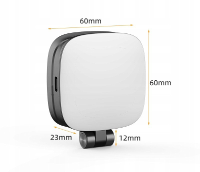 Llambë LED magnetike C140 për telefon, MagSafe, ndriçim i rregullueshëm, e bardhë