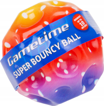 Top lodre Sombo Bouncing Ball, 7cm, shumëngjyrësh, set me 12 copë