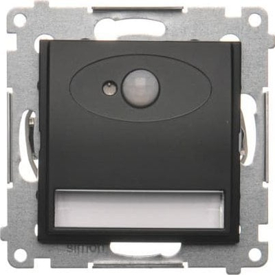 Ndriçues LED Kontakt Simon 54 DOSC14.01/49 me sensor lëvizjeje, 14V DC 0.78W, i zi mat