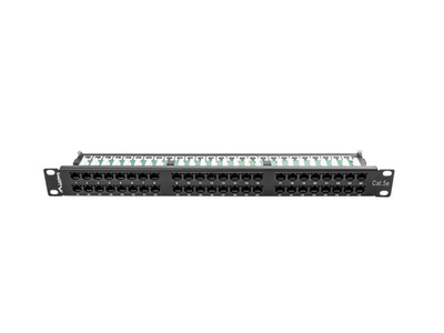 Patch panel 48 porta Cat.5e UTP, 1U 19", i zi