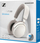 Kufje mbi vesh Sennheiser Accentum, wireless, me mikrofon, ngjyrë e bardhë