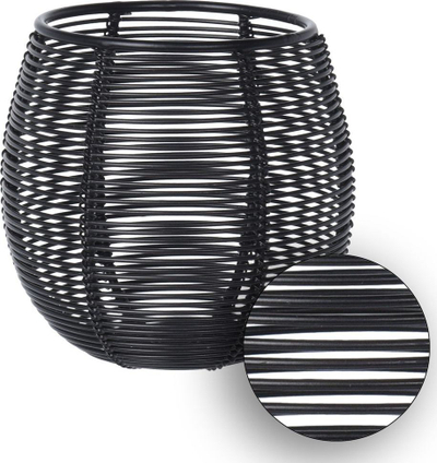 Fener dekorativ metal, 10 cm, i zi