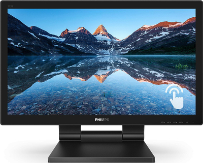 Monitor Philips B Line 222B9TA, 21.5", Full HD, ekran me prekje, i zi