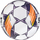Top futbolli Select Brilliant Super TB Betclic 1 League V24, numri 5, FIFA Pro, i bardhë me portokalli edhe vjollcë
