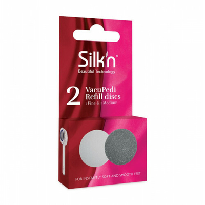 Diskat për kujdesin e këmbëve në shtëpi Silk'n VacuPedi, 2 copë