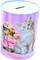 Kumbare metalike cilindrike Cat Toys, 12x16 cm, dizajn mace, rozë