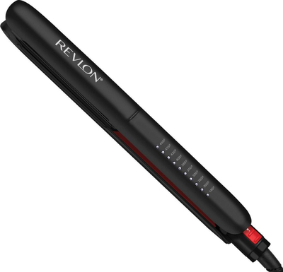 Presa flokësh Revlon RVST2211PE, 235°C, ekran LED, e zezë e kuqe