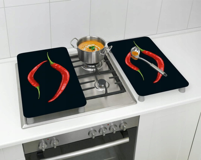 Kapak mbrojtës për sobë Brayden Studio Pepper Duo, xham i qëndrueshëm, set