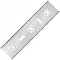 Plakë montuese dyfishe ultraLINE 1700210014, çelik i galvanizuar, L 80 150 mm