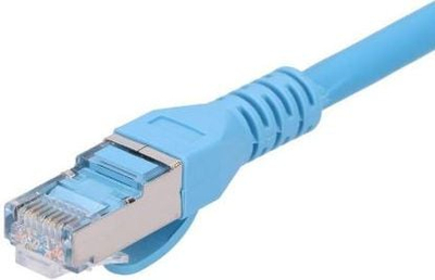 Kабел за мрежа Extralink Patchcord CAT.6A SFTP, 1m, син