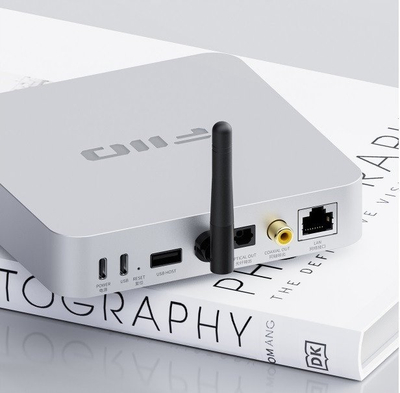 Marrës muzikor FiiO SR11, WiFi 2.4G 5G, Hi Res Audio, i zi