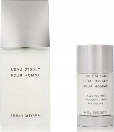 Set Issey Miyake L'Eau D'Issey Pour Homme Eau de Toilette, 75ml + deodorant stick, 75g
