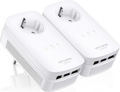 Adapter powerline TP-Link TL-PA8030P Kit, 1200Mb/s, 3 porta Gigabit, i bardhë
