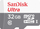 Karta SanDisk Ultra MicroSDHC 32 GB Klasa 10 UHS-I (SDSQUNR-032G-GN3MN)