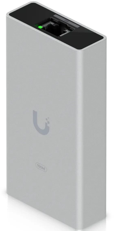 Adapter rrjeti Ubiquiti UniFi UACC-Adapter-RJ45-USBC-10GE, 10Gbps, USB C n' RJ45, gri me të zezë