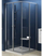 Kabinë dushi Ravak Supernova 14V40102Z1, 80x185 cm, xham transparent, e bardhë