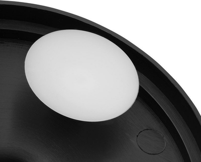 Tas mikser boje flokësh C-03, plastikë, 320 ml, i zi me të bardhë