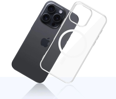 Mbrojtëse telefoni 3MK Clear MagCase për Apple iPhone 17 Pro Max, me MagSafe, transparente