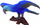 Figurine lodër Blue Macaw Parrot Animals of the World, për fëmijë 3+, shumëngjyrëshe