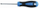 Turnvidë goditëse Högert Technik HT1S064, 5.5 x 100mm, çelik CrV, blu