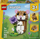 Set ndërtimi LEGO Creator 31376, Adorable Hamster with a Flower, 166 copë, shumëngjyrësh