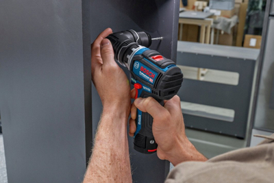 Stërvitje-vidhës BOSCH GSR 12V-32 FC, 12V, koka të këmbyeshme, blu e zezë