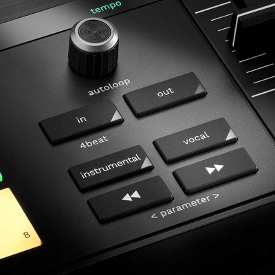 DJ контролер Hercules T7, моторизирани плочи, со Serato DJ Lite, црн