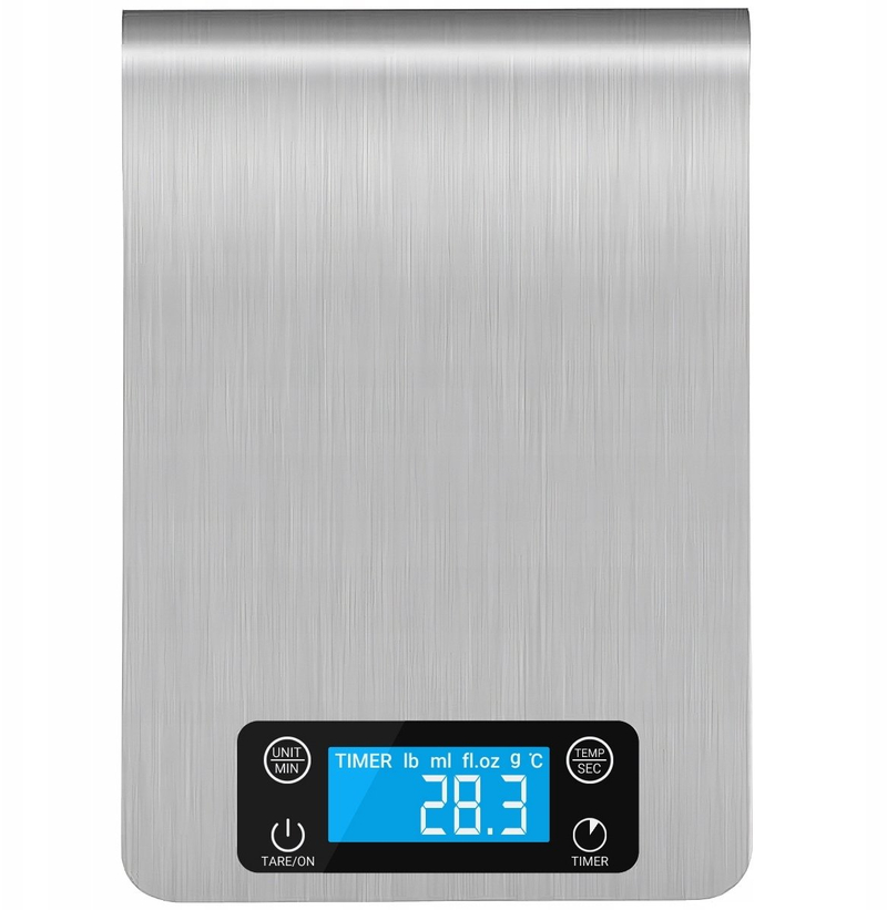 Peshore kuzhine LTC WG116, 5kg, ekran LCD, argjendt