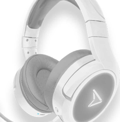 Kufje gaming Lexip Steelplay Impulse, Bluetooth, pa kabllo, të bardha