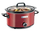Tenxhere gatimi i ngadalshëm Crock-Pot 3.5L, 2 nivele temperature, e kuqe