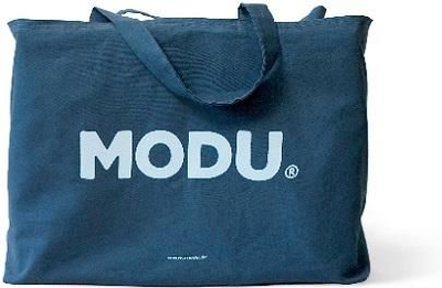 Çantë udhëtimi MODU Deep Blue, pambuk i ricikluar, madhësi e madhe, e kaltër e errët