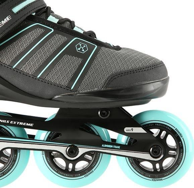 Patina me rrota NILS Extreme NA14217, ABEC9, madhësia 45, e zezë dhe mente