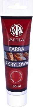 Bojë akrilike Astra Artea, 60ml, Cadmium Deep Red, e kuqe e errët