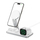 Безжичен полнач 3‑во‑1 Tech-Protect QI15W-A47, 15W, MagSafe, бел