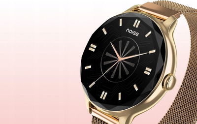 Smartwatch Noise Diva, ekran 1.1\" AMOLED, Bluetooth Calling, ngjyrë flori