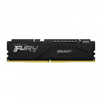 Memorie RAM Kingston Fury Beast, 16GB DDR5 6000MT/s CL36, DIMM, e zezë