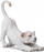 Figurinë kafshe Collecta White Stretching Lion Cub, këlysh luani, e bardhë