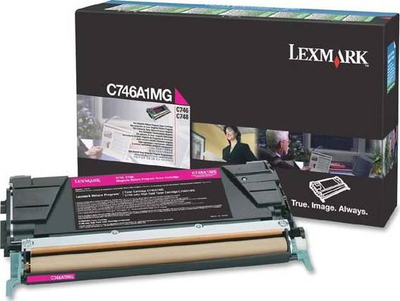 Toner Lexmark C746A3MG, origjinal, magenta