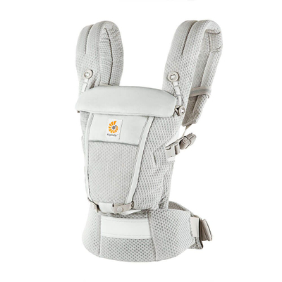 Nosilkë bebe Ergobaby Adapt Soft Flex Mesh, ergonomike, rrjetë ajrosëse, gri Pearl