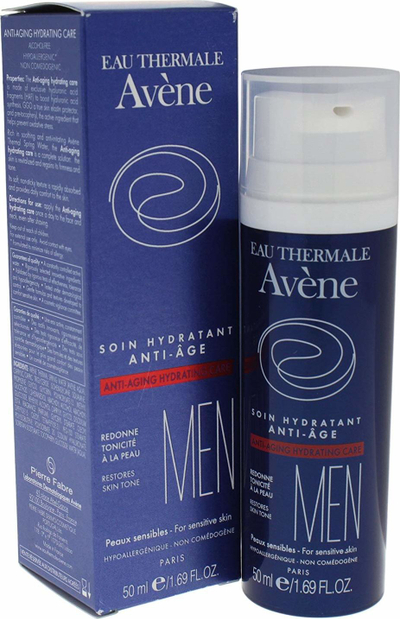 Krem fytyre Avene Men Anti-Aging Hydrating Care, kundër plakjes, për lëkurë të ndjeshme, 50ml